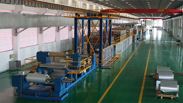 鋁板彩色涂層印花生產(chǎn)線